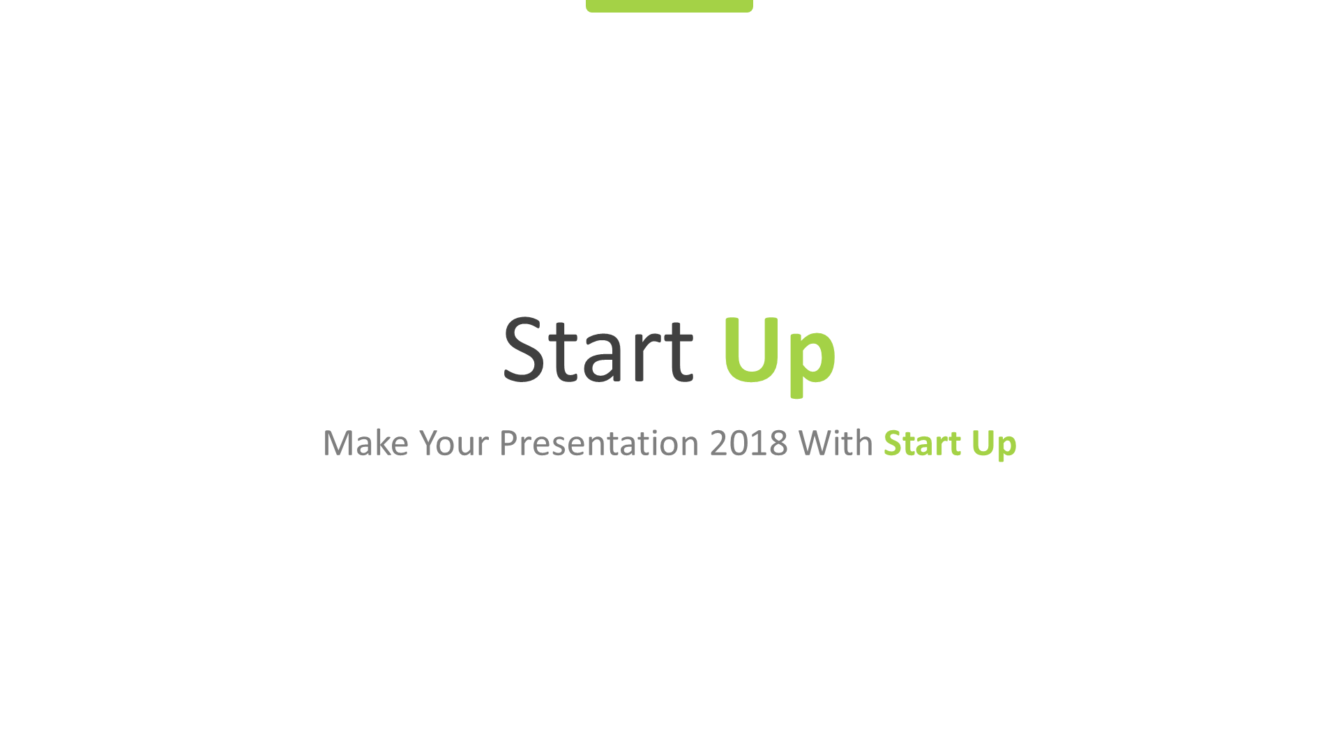Startup Green slide 1